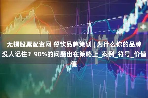 无锡股票配资网 餐饮品牌策划 | 为什么你的品牌没人记住？90%的问题出在策略上_案例_符号_价值