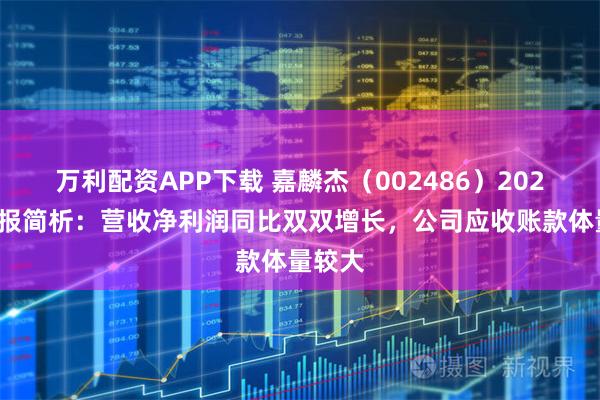 万利配资APP下载 嘉麟杰（002486）2025年中报简析：营收净利润同比双双增长，公司应收账款体量较大